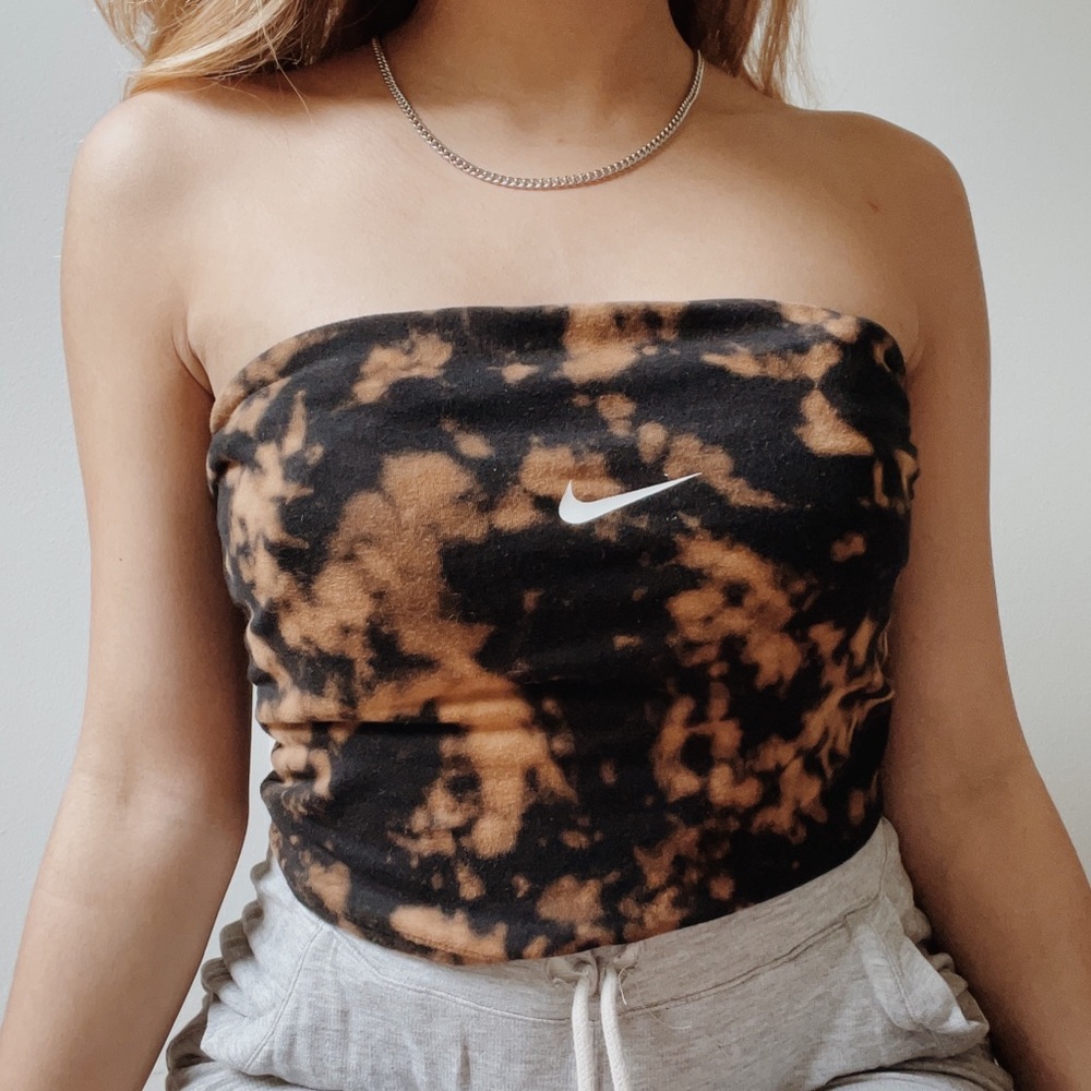 cropped nike tie dye tube ✰